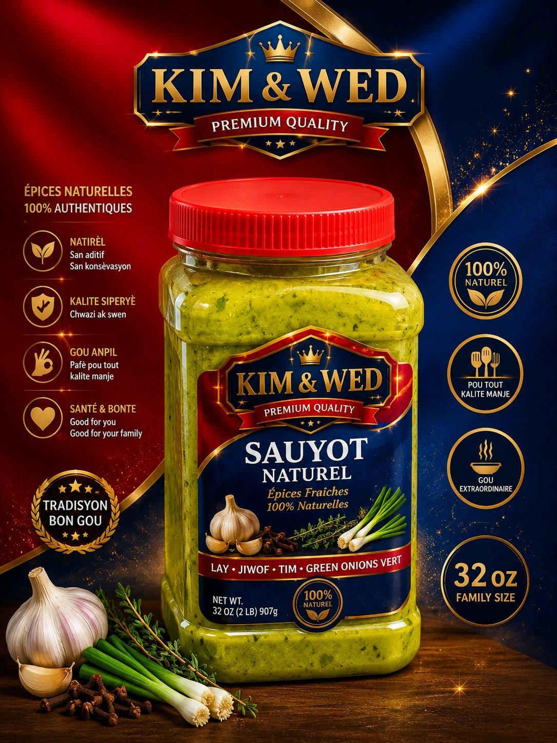 KIM AND WED CARIBBEAN GOLD SEASONING