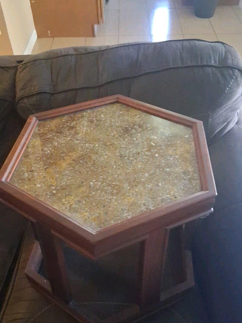 John keal side table it is one of he tables he made