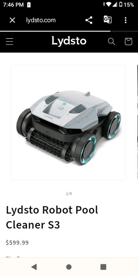 open box robot pool cleaner