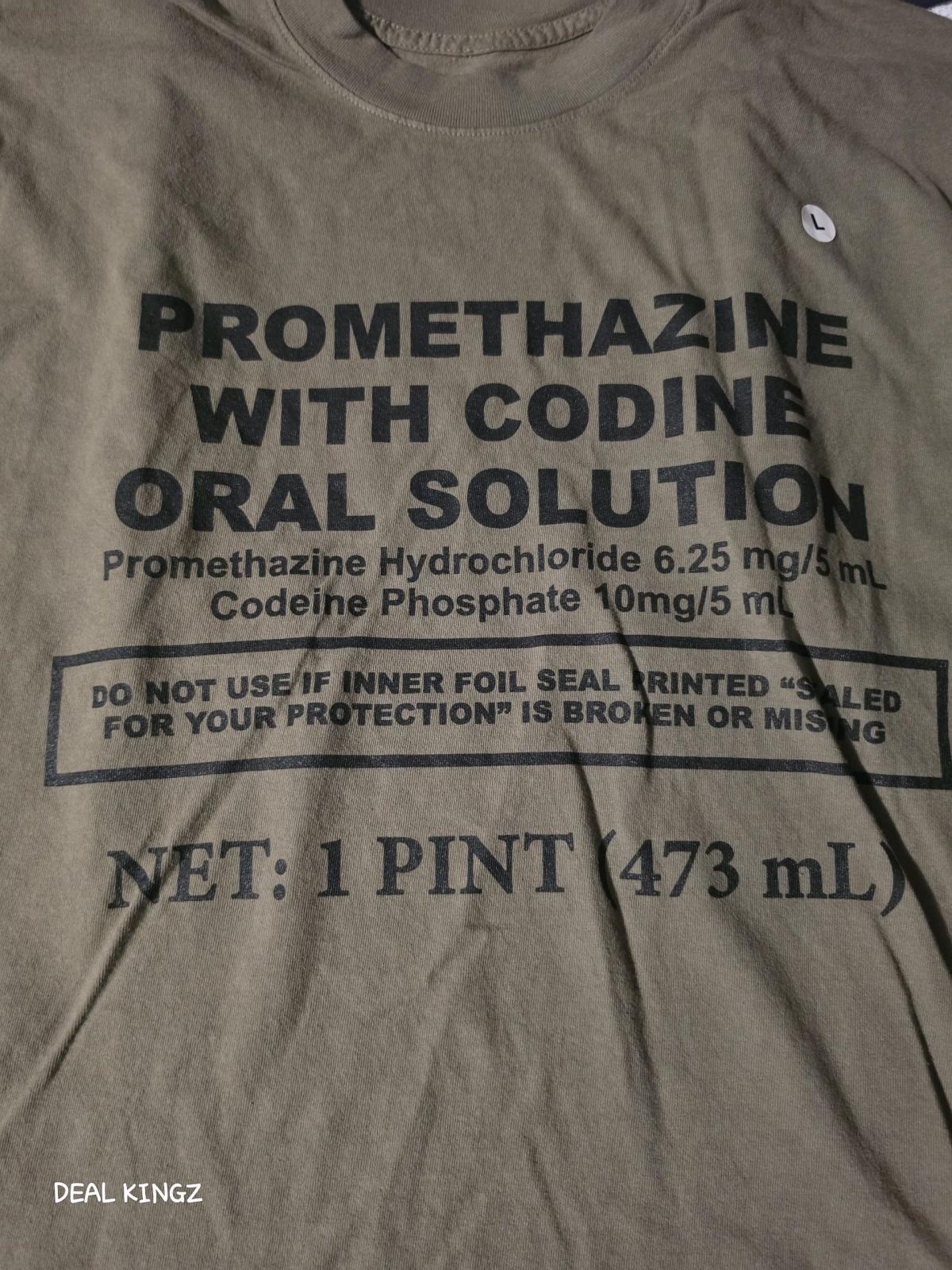 Brand new 100 Authentic cough syrup tee by Desto dubb