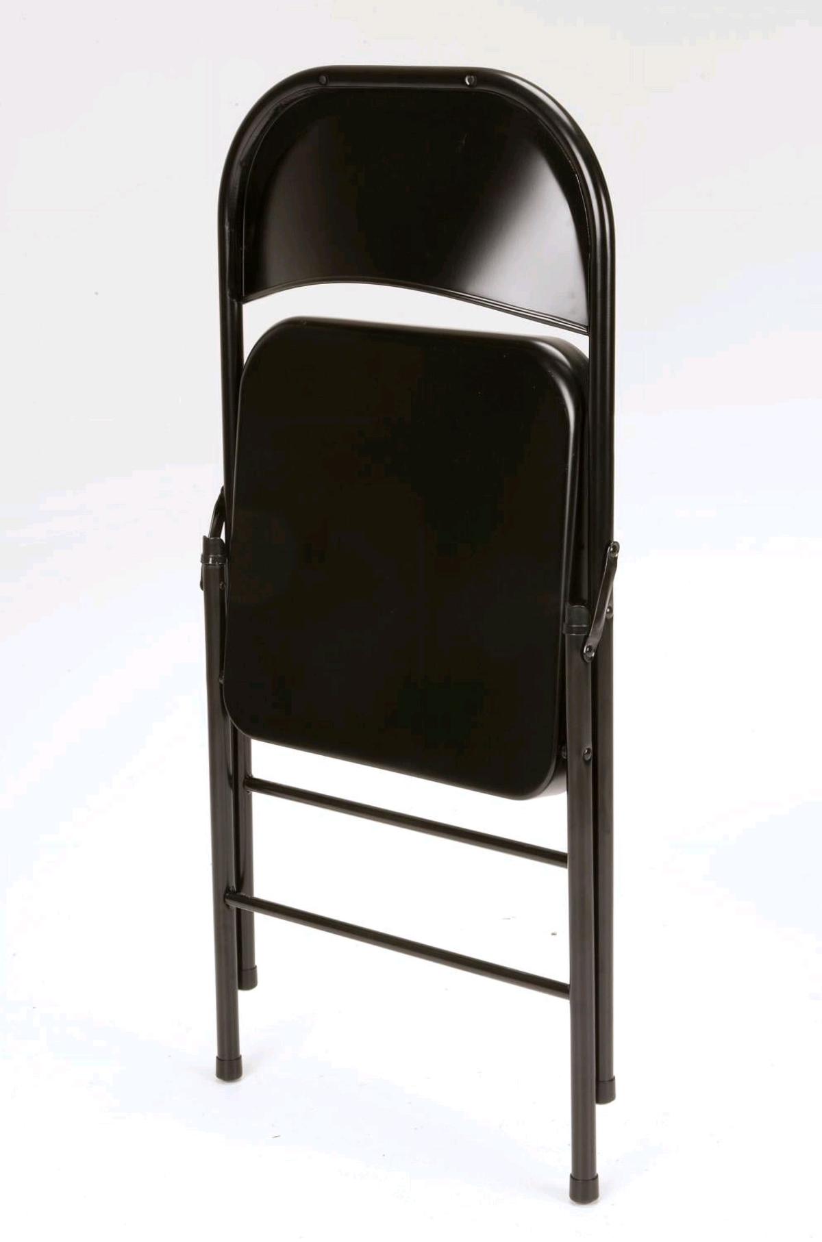 Black Steel Chair