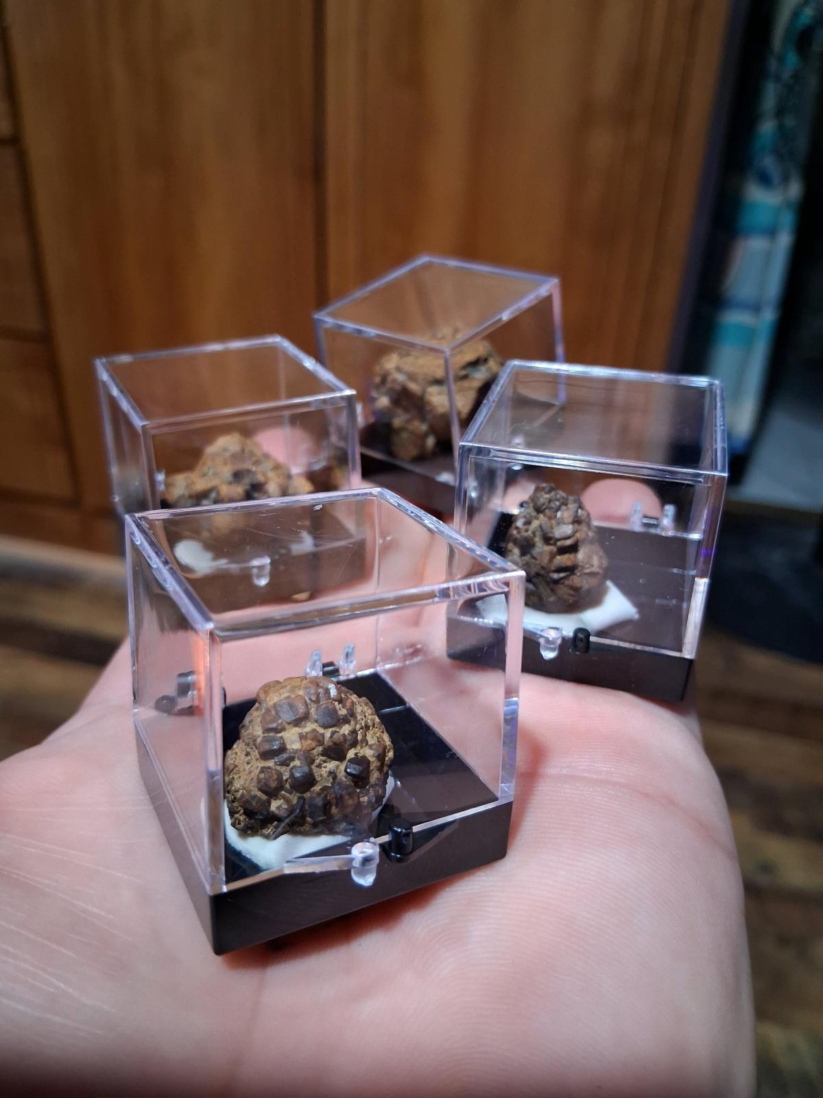 12 pc lot of gothite after pyrite pusdomorph