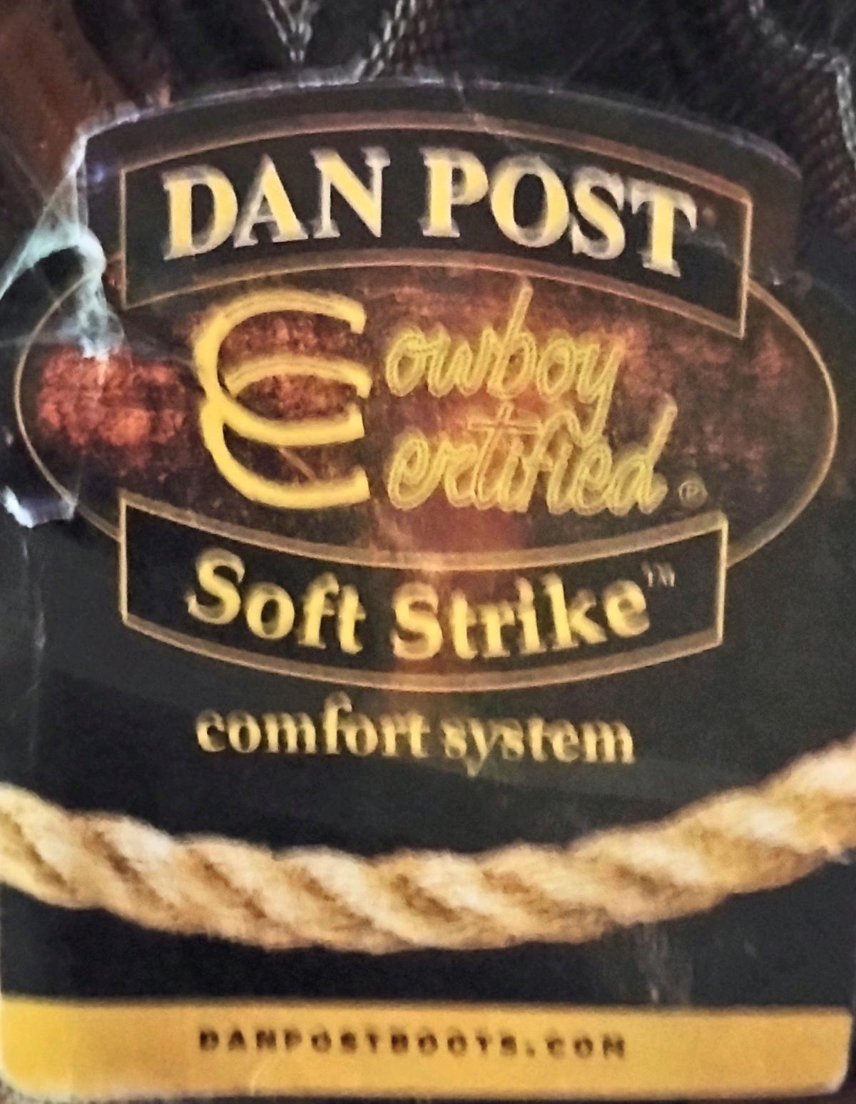 Dan Post Certified Camen Square Toe Western Boots 8