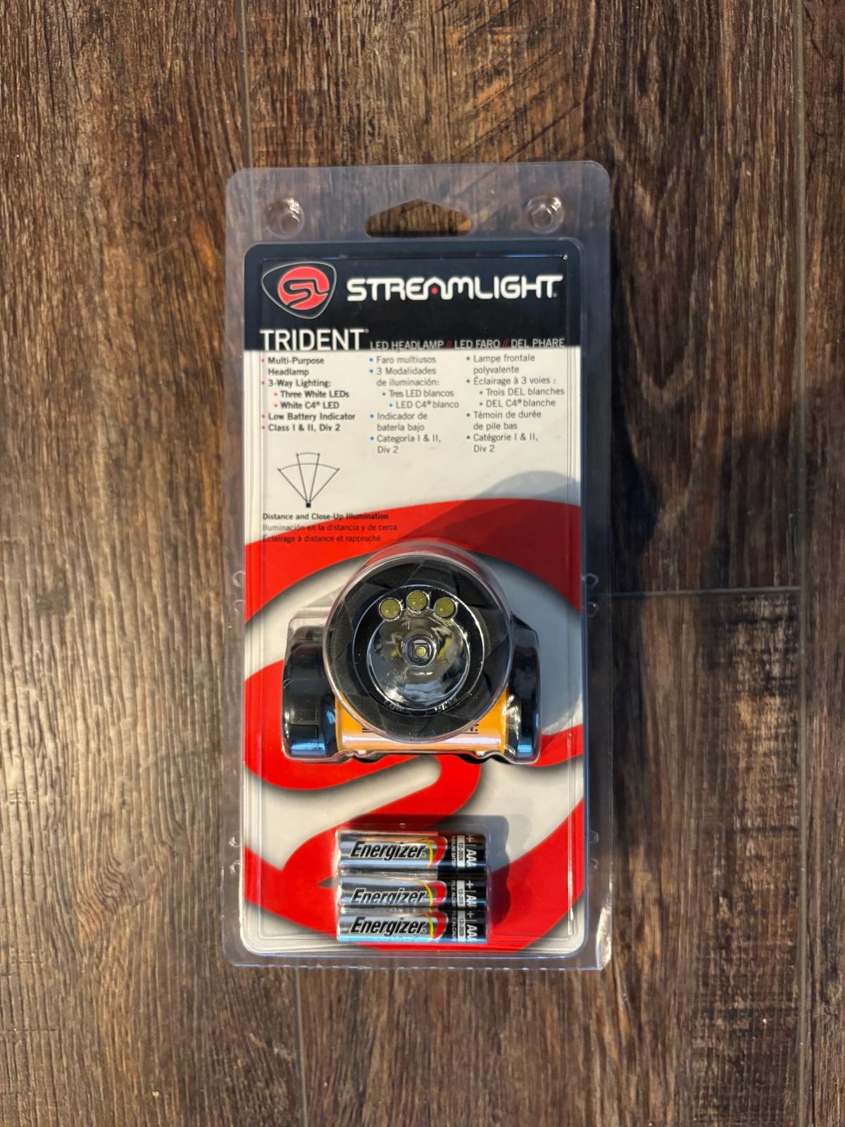 Trident streamlight head lamp
