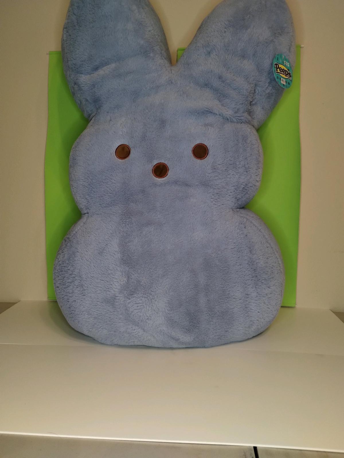 Very very tall Peep stuffie in blue