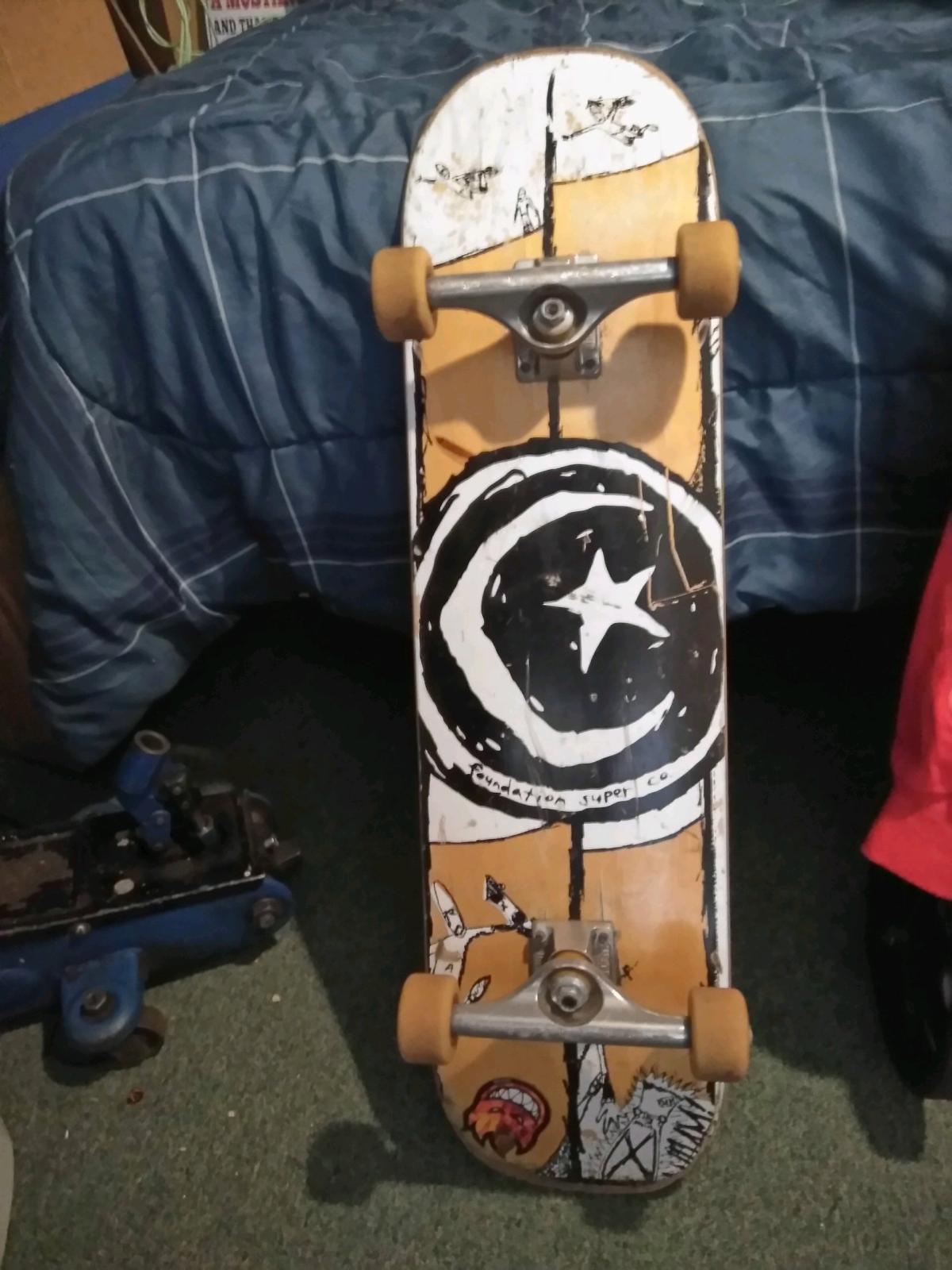used skateboard
