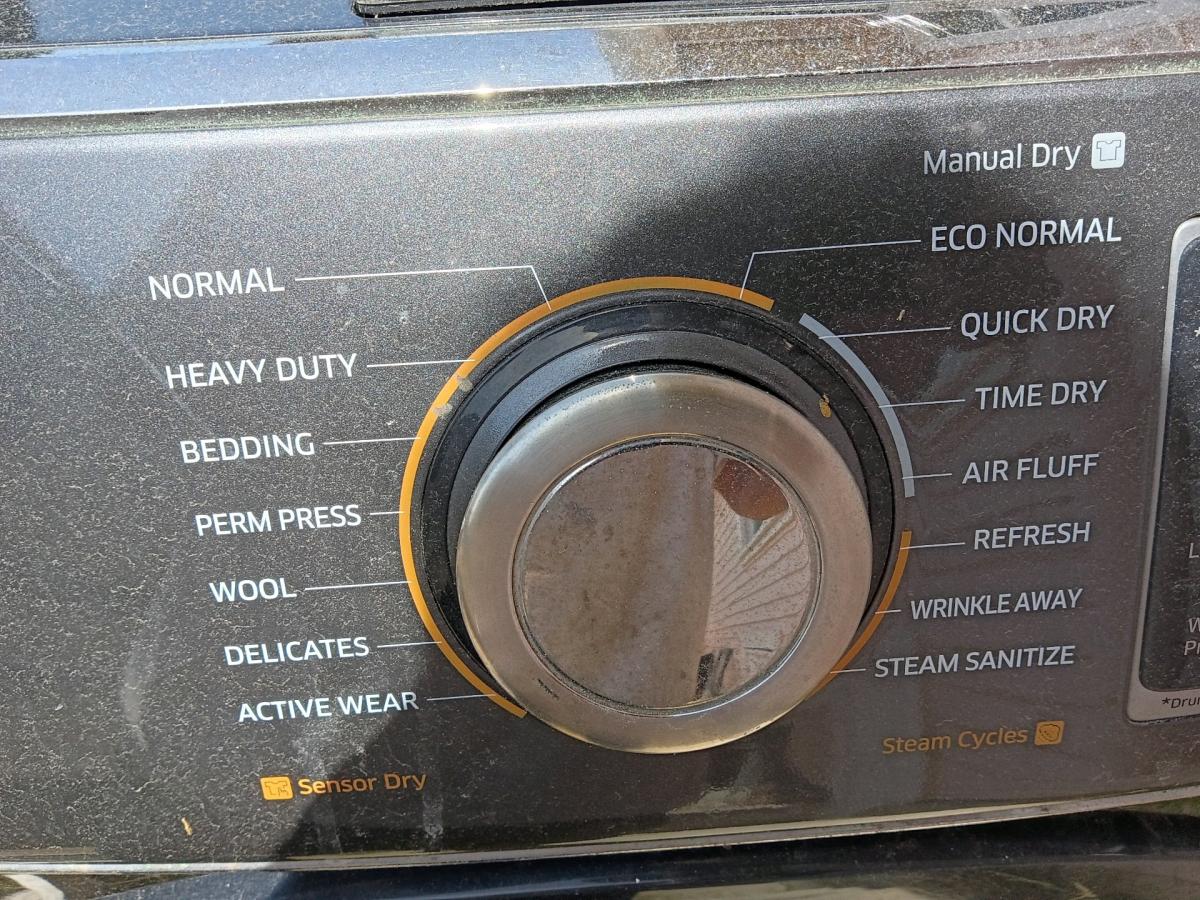SAMSUNG DRYER WITH STEAM SANATIZE FUNCTION 2MORE ROOM