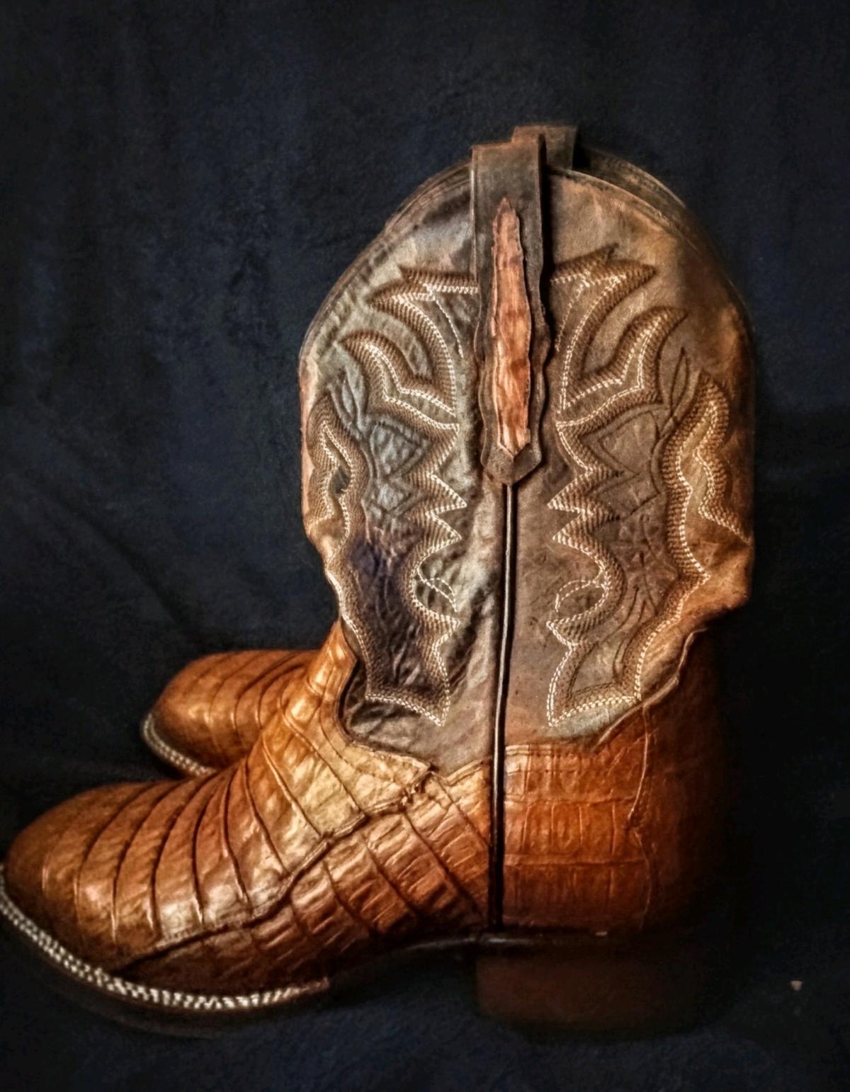 Dan Post Certified Camen Square Toe Western Boots 8