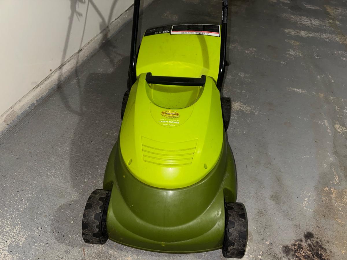 Electric Lawn Mower and String Trimmer Set