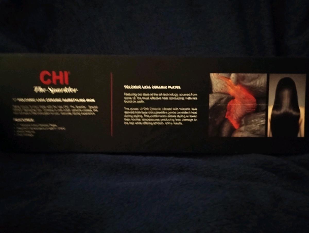 CHI Volcanic Lava Ceramic Rhinestone Flat Iron