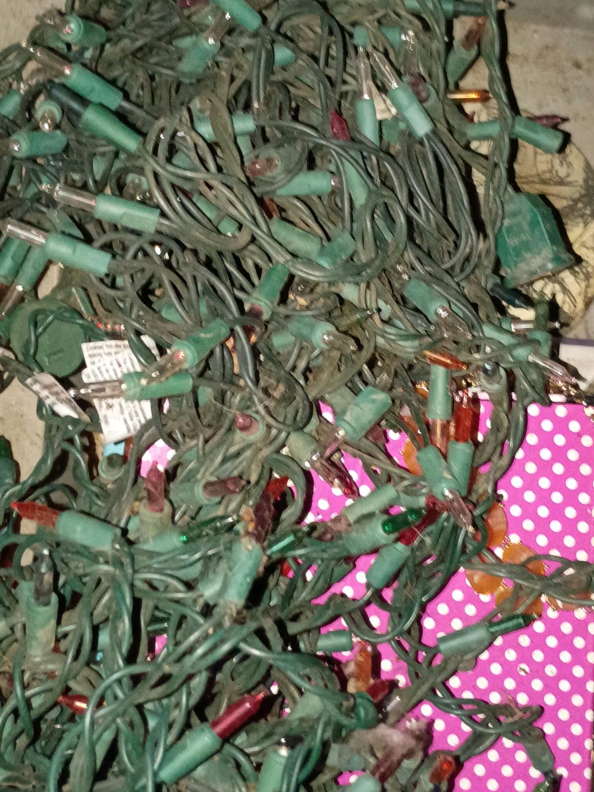 Two Strands of Christmas Lights