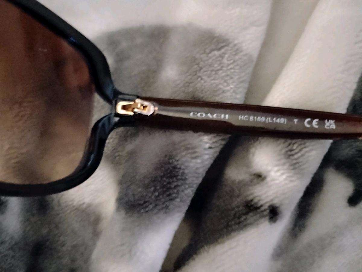 Coach Tortoise sunglasses with case