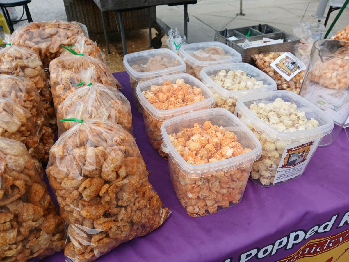 Fresh Kettle Corn and Pork Rinds