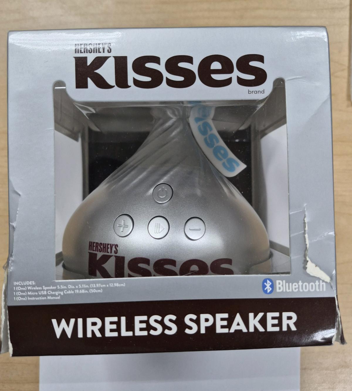 Wireless Hershey kiss Bluetooth speaker