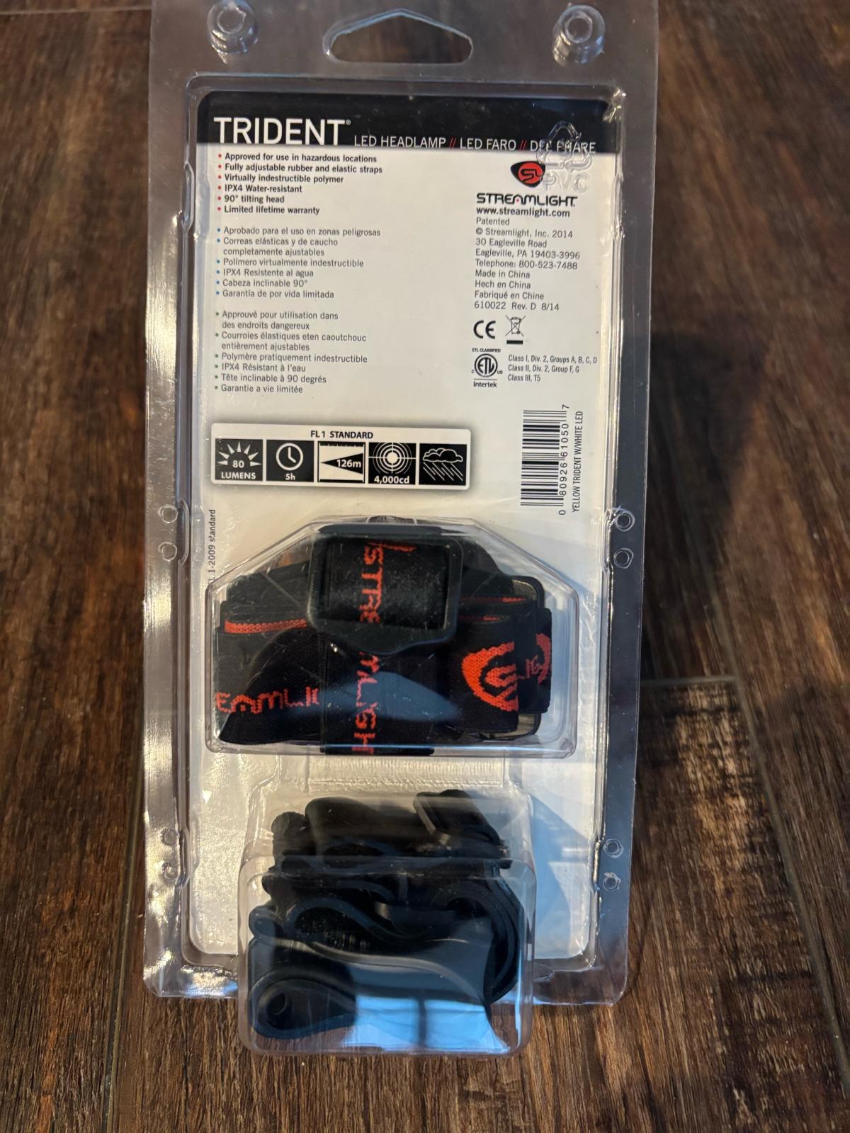 Trident streamlight head lamp