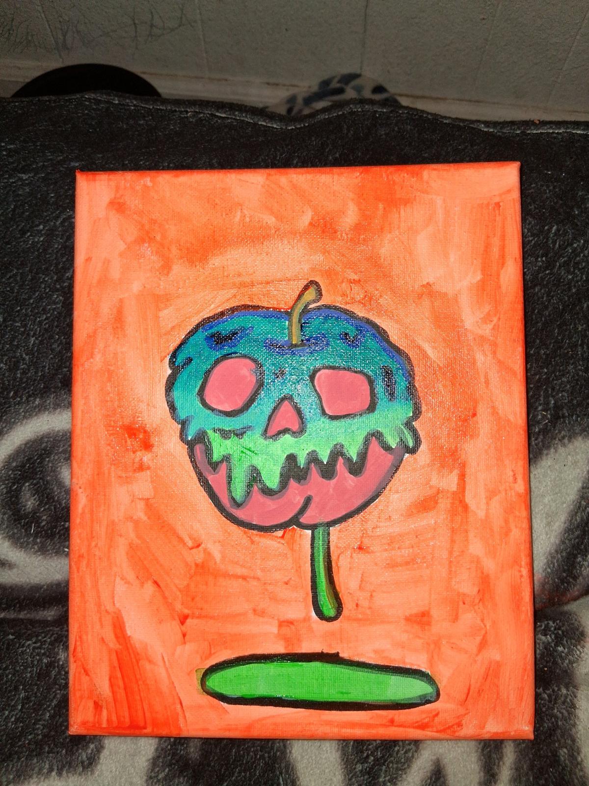 poison apple painting