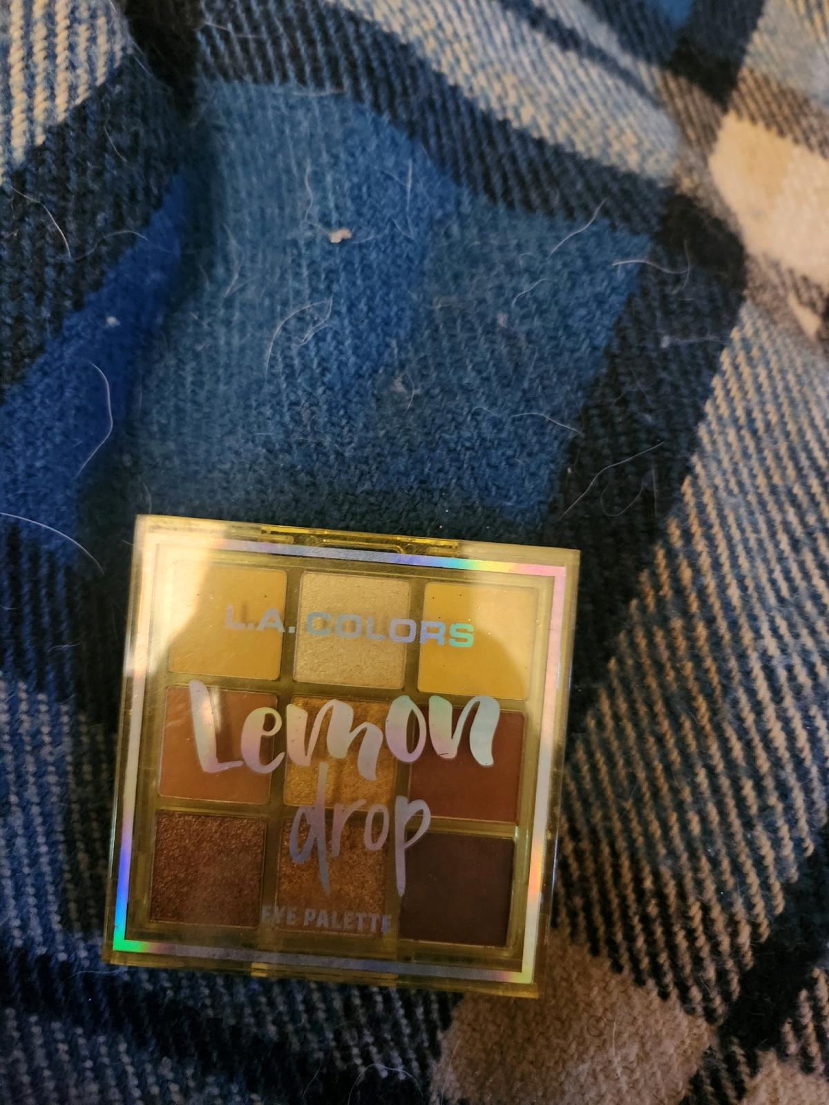 lemon drop eyeshadow LA colors