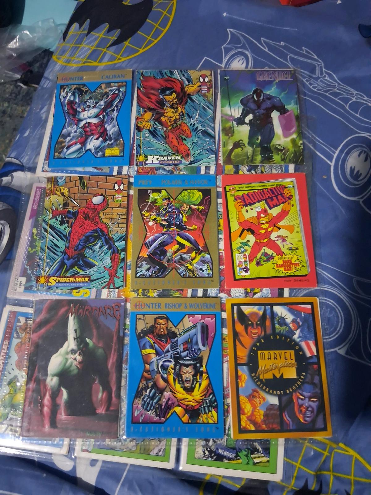 comics cards variety