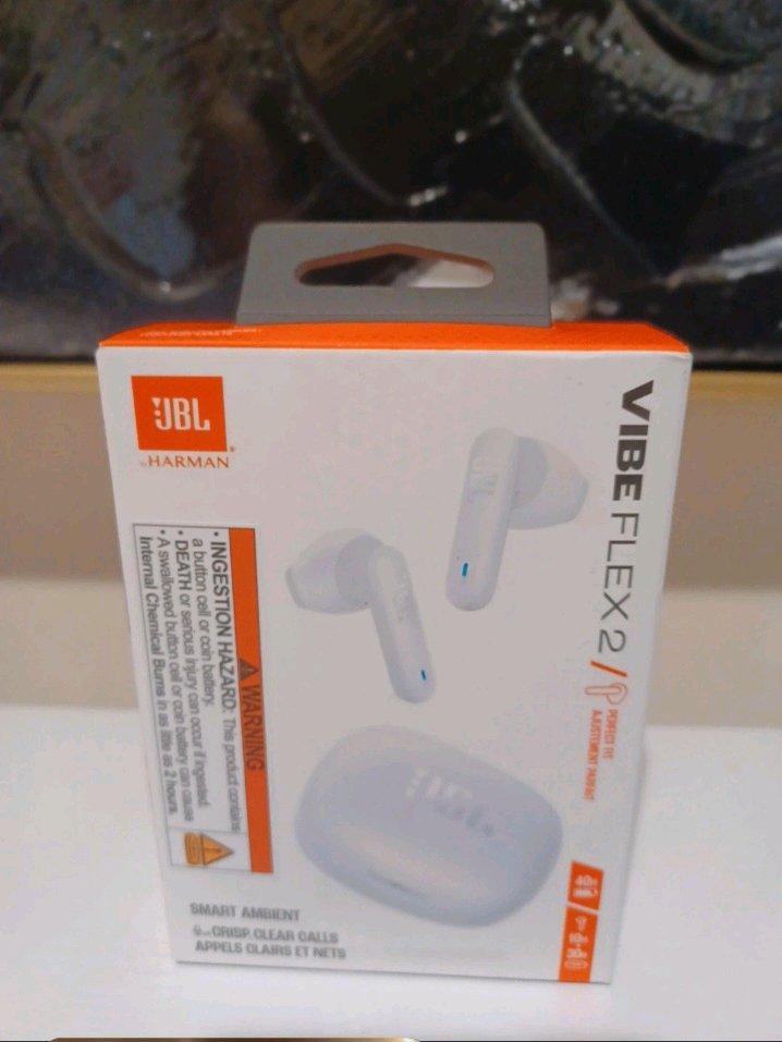 JBL Vibe Flex 2 White Headphones