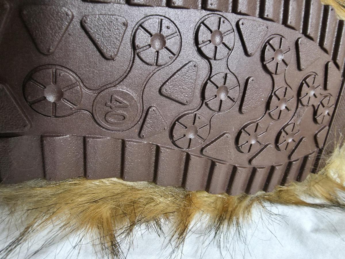 Knee High Black Faux Fur Boots