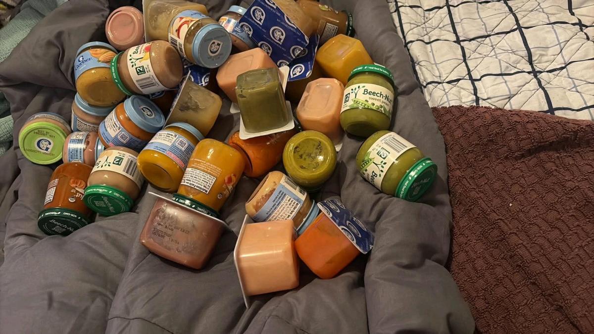 baby food and cereal and formula