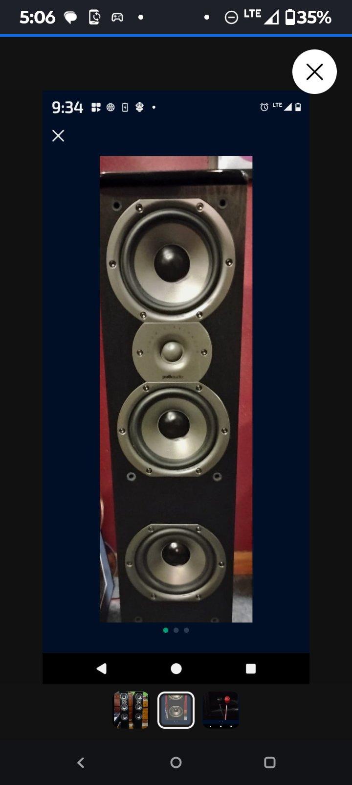 Pair Polk TSI 400  floor speakers