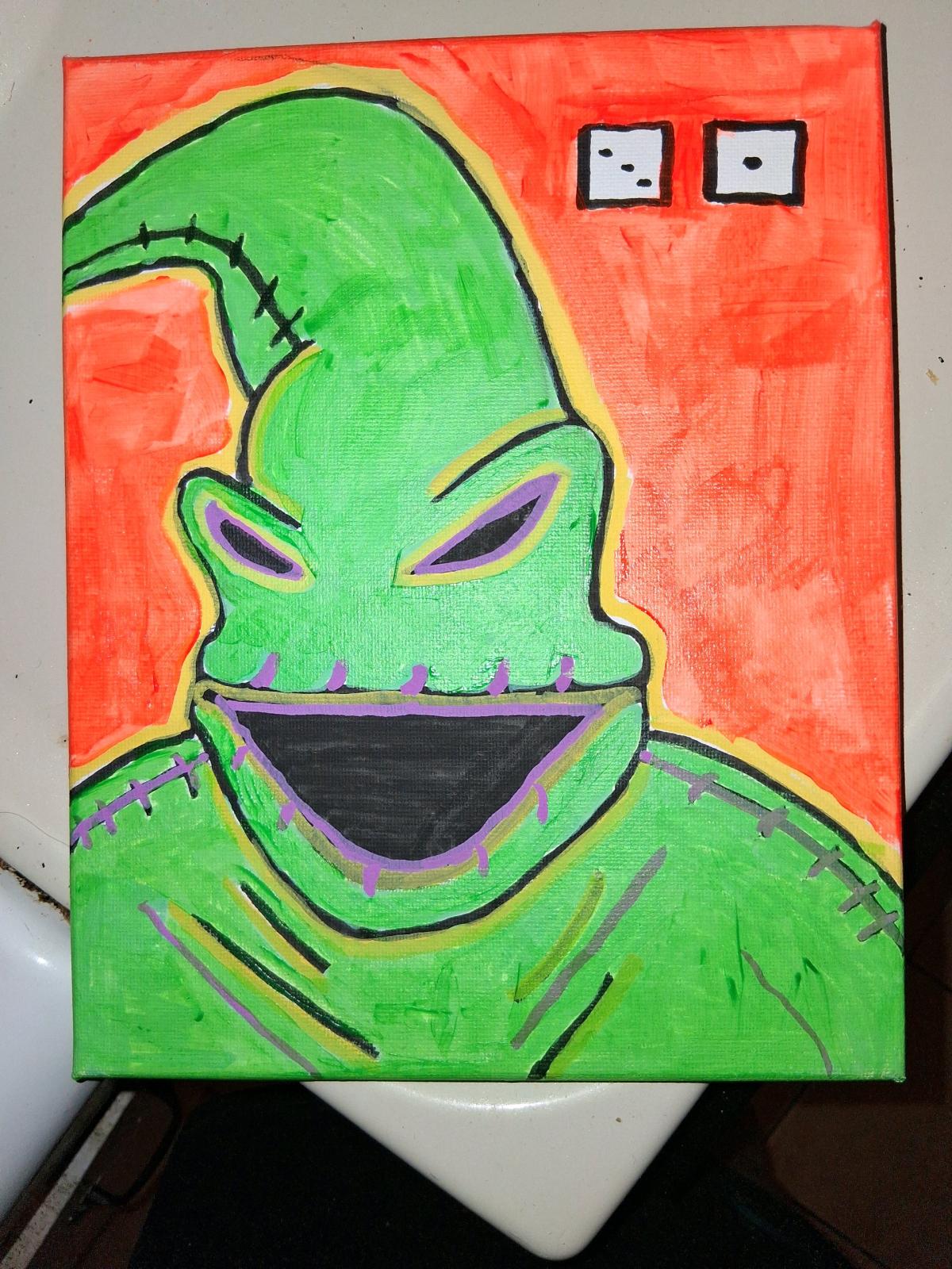 oogie boogie painting