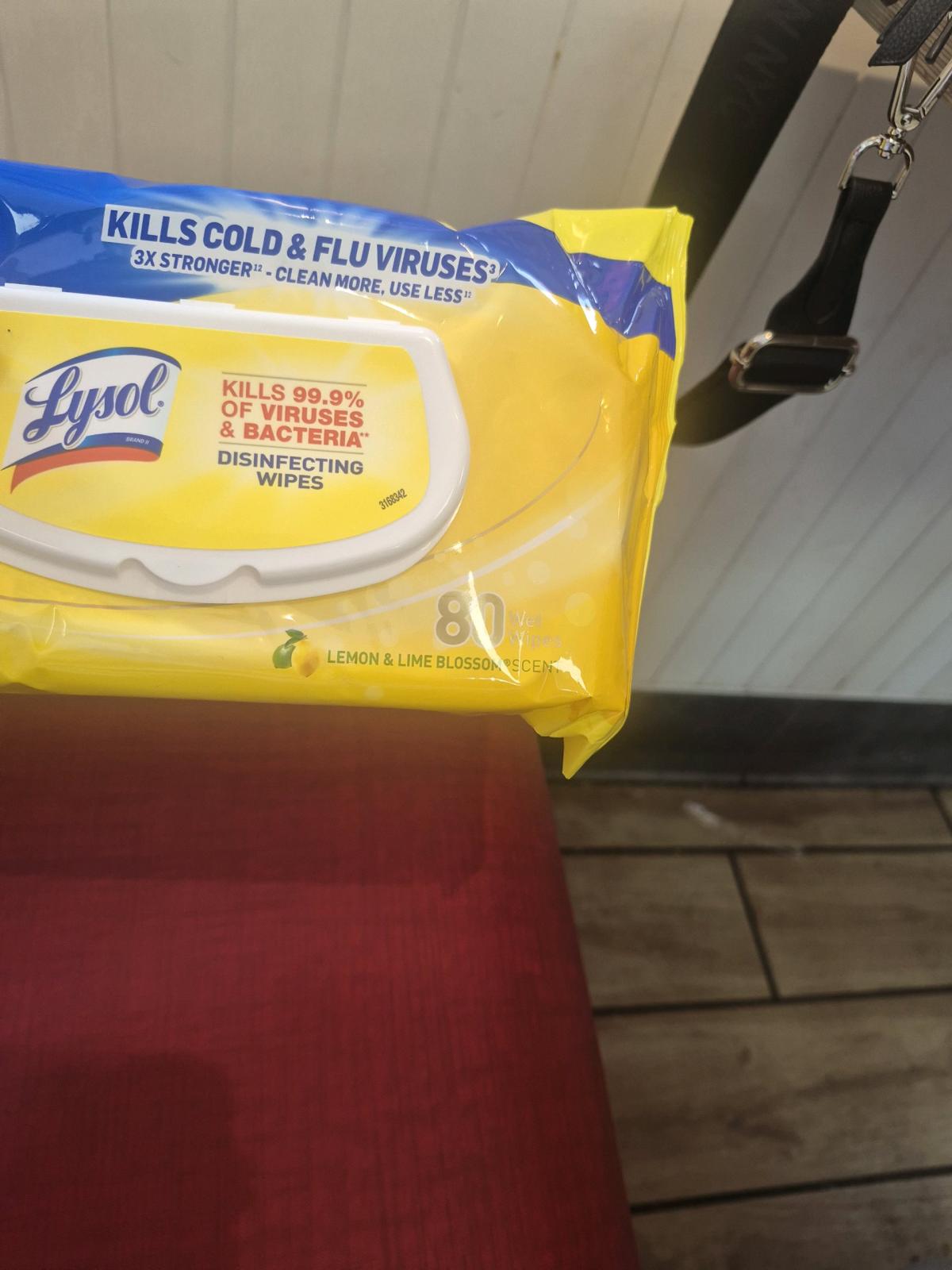 Lysol wipes brand new never been open must buy all 6 packs