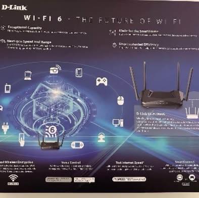 DLink EXO AX1500 WiFi 6 Mesh Router DIRX1560