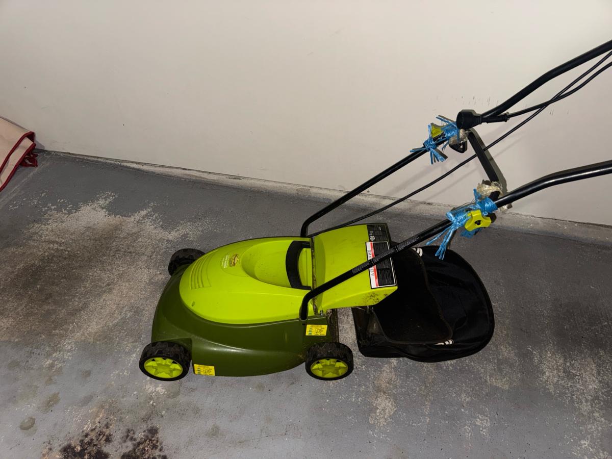 Electric Lawn Mower and String Trimmer Set