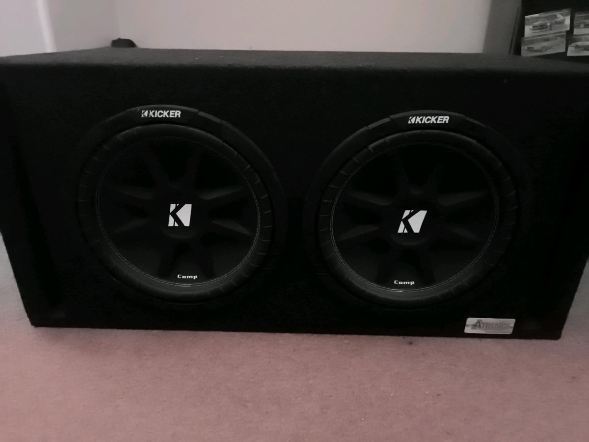 Dual 12 Inch Subwoofer kickers