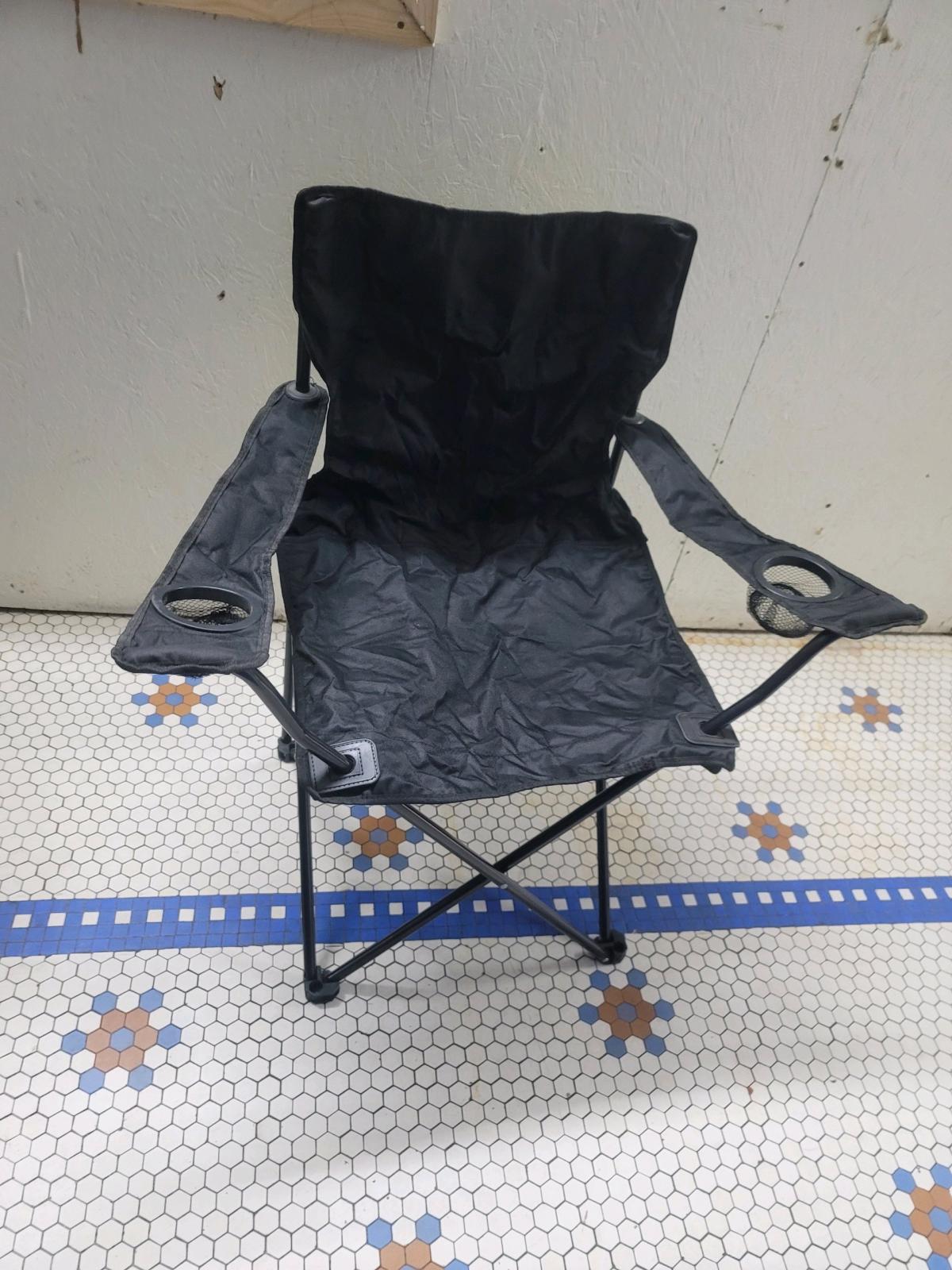 Used Folding Chair With Donna Emblem On Back Bag Included
