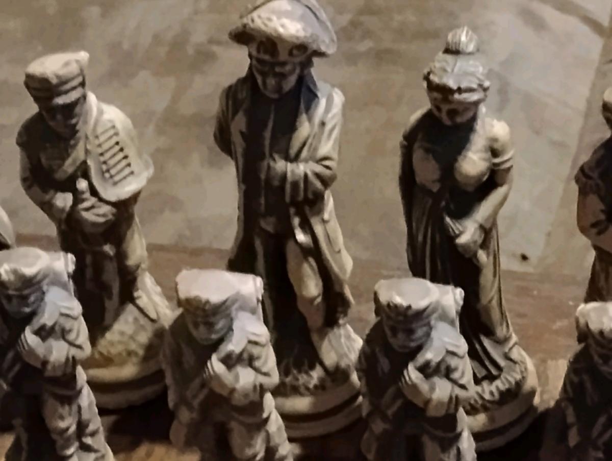 vintage chess set ivory napoleon Bonaparte