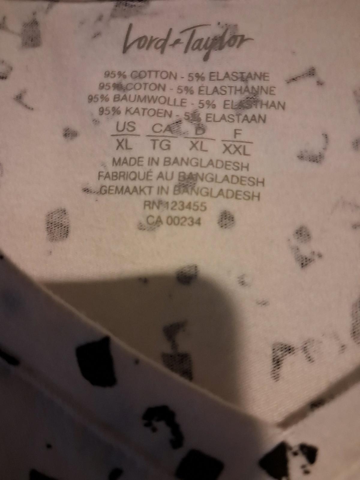 Womans XL top summer Lord and Taylors