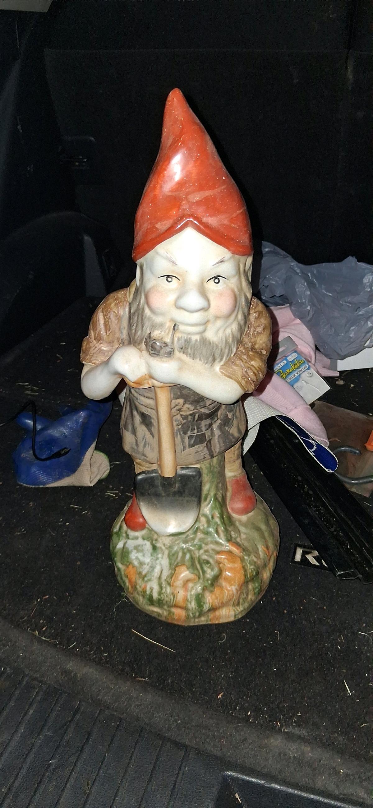 vintage early 1900s german garden gnome