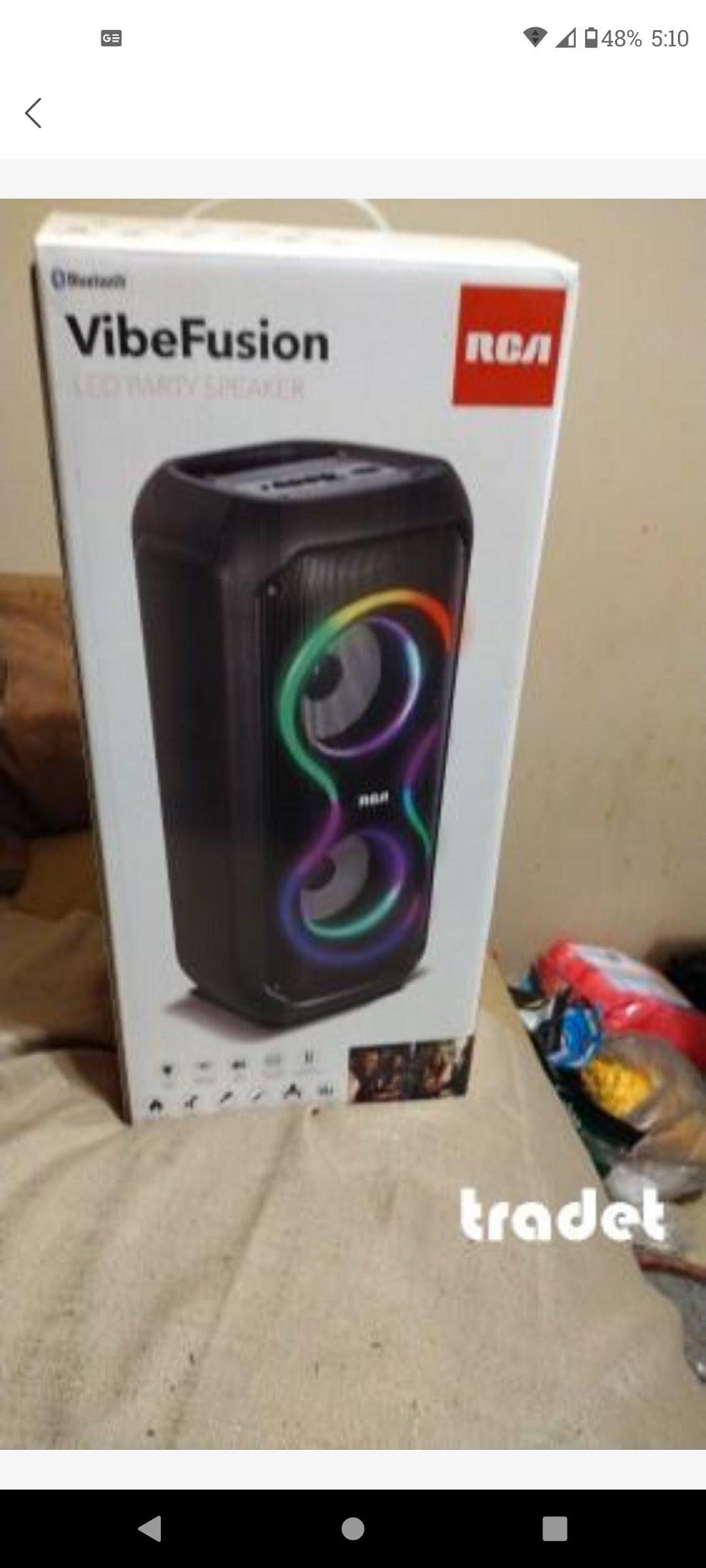 brand new rca party speaker never used