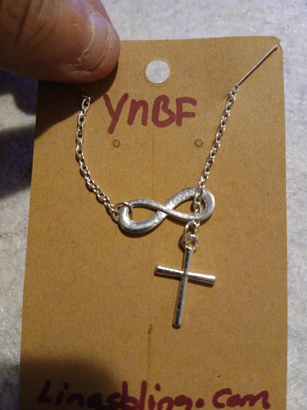 infinity cross necklace