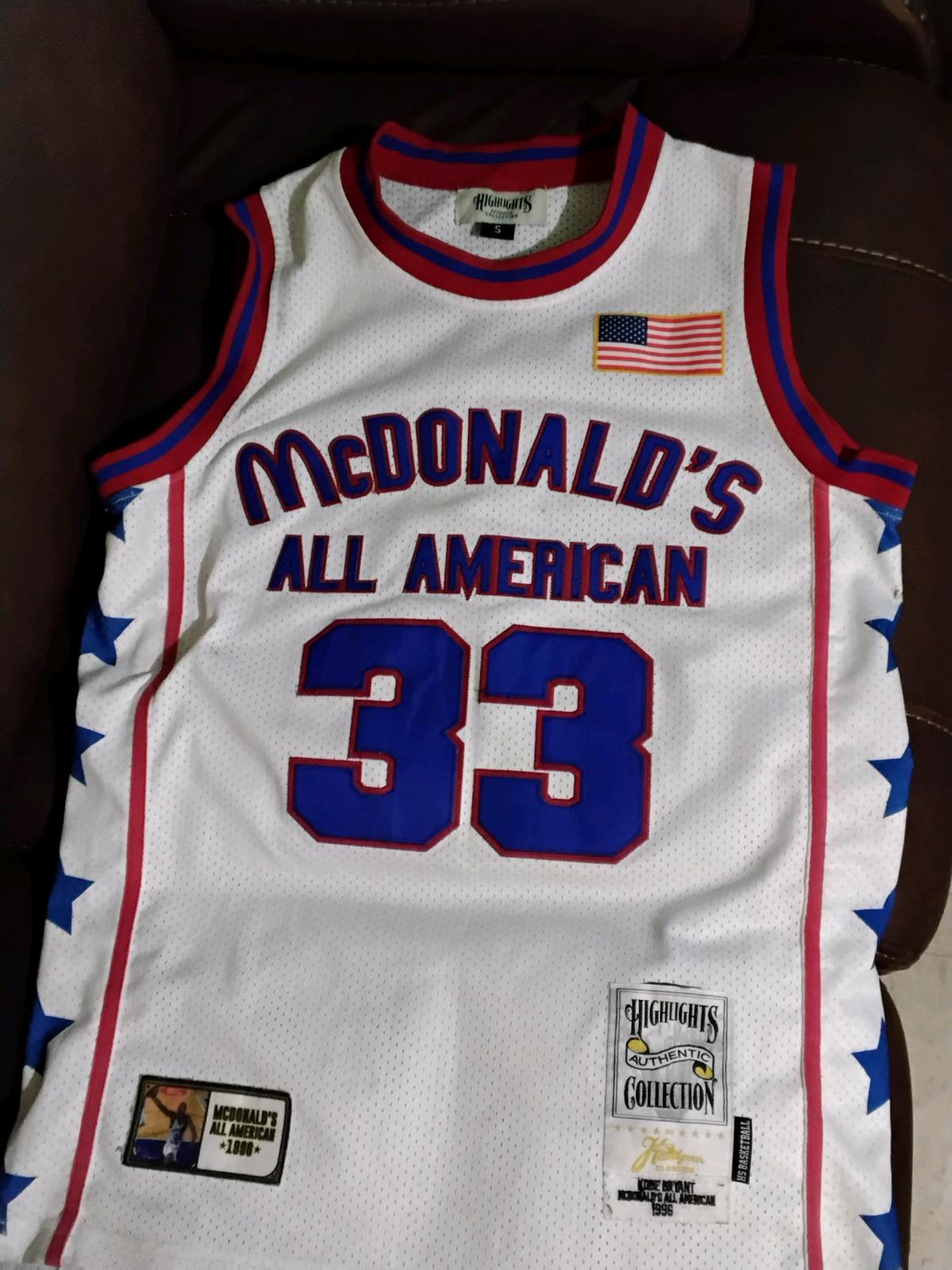 Kobe Bryant  1996 McDonalds ALL AMERICAN JERSEY