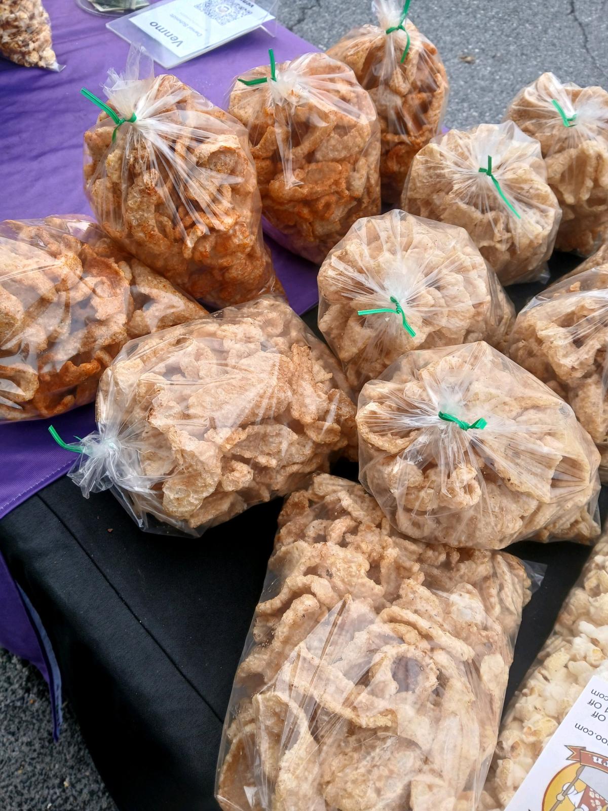 Fresh Kettle Corn and Pork Rinds