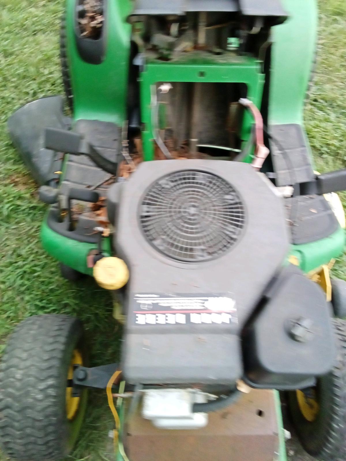 running and driving but not cutting John Deere 150