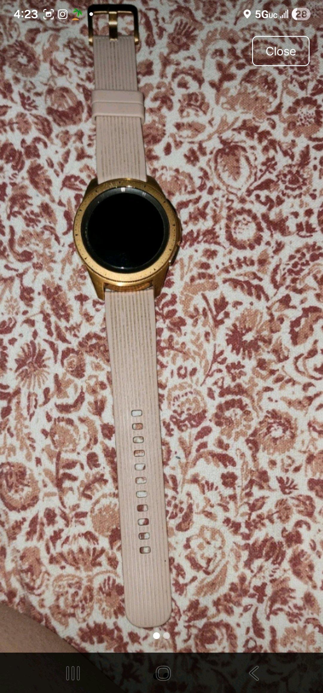 pink Galaxy watch