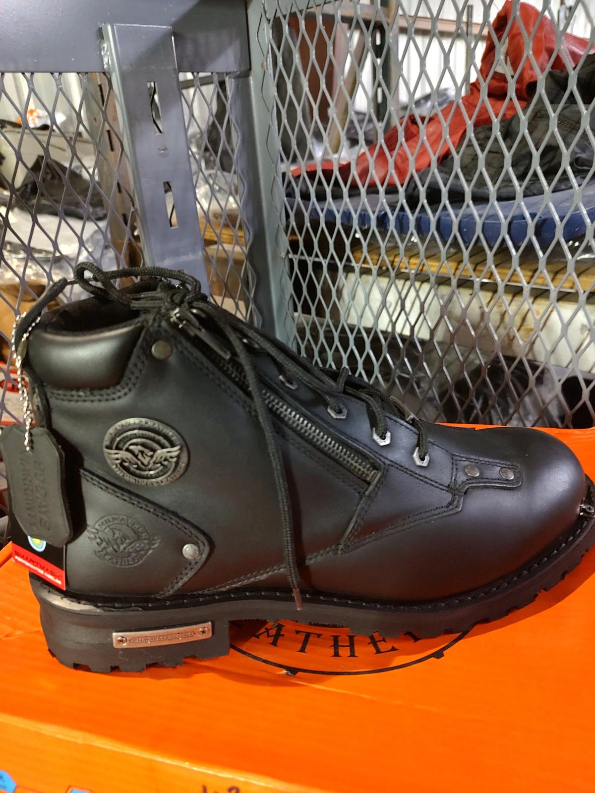 Milwaukee Leather Biker Boots