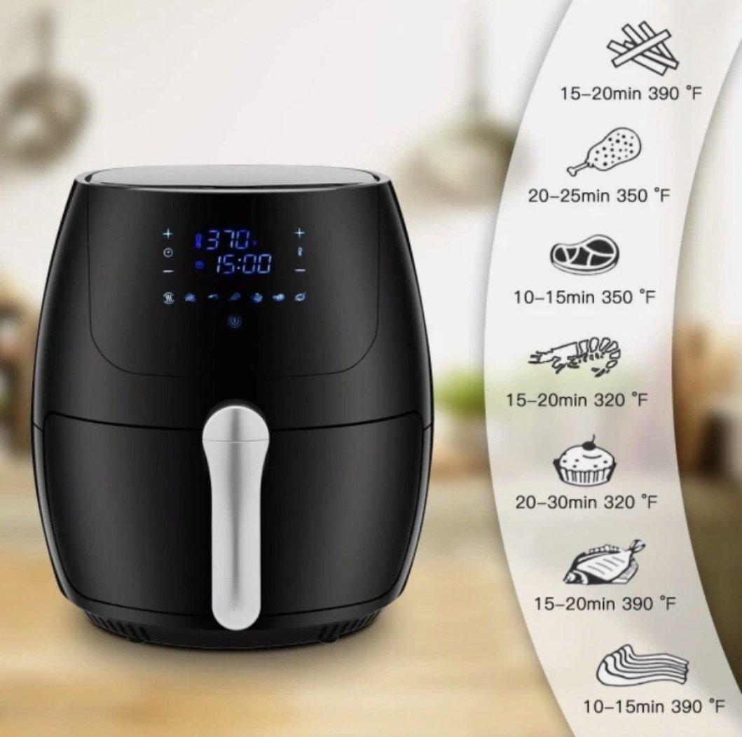 Family Size Digital Air Fryer Egg Shaped