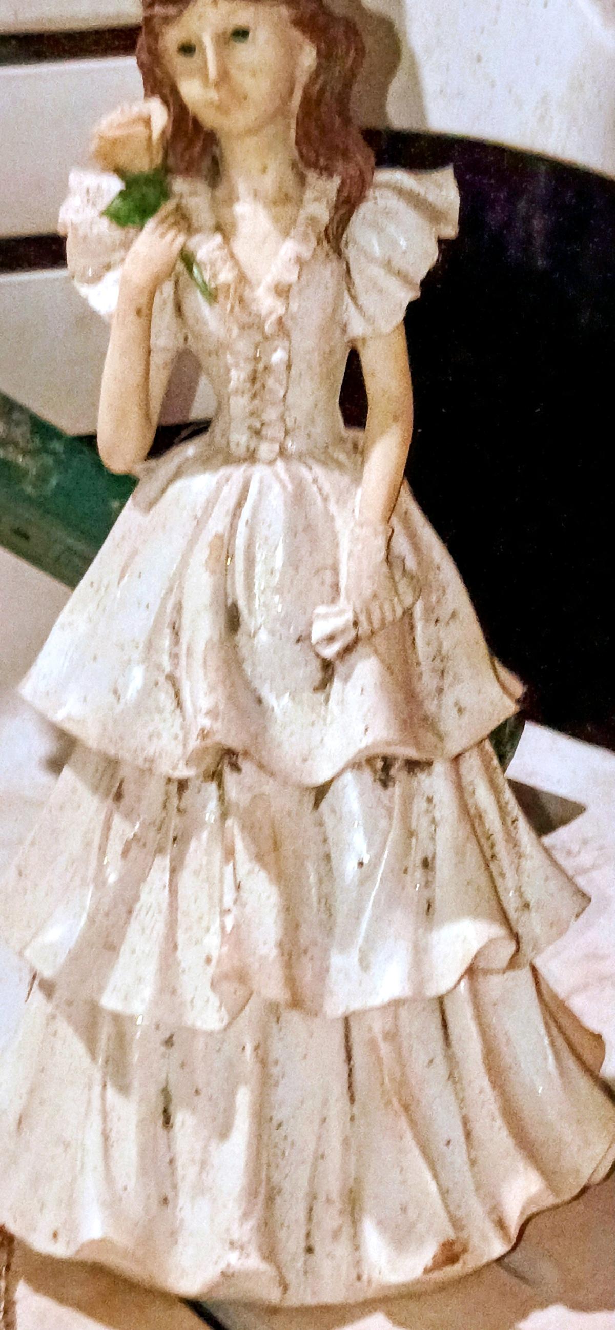 Girl In A Long Fancy Dress