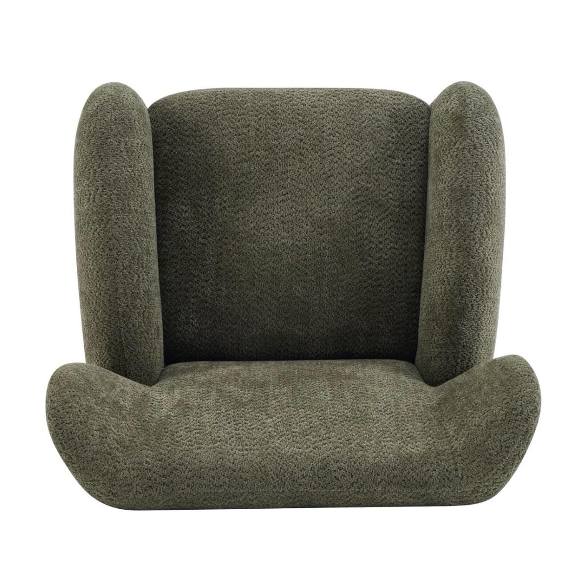 2 Brand New Modern Boucl Accent Chairs  Olive Green