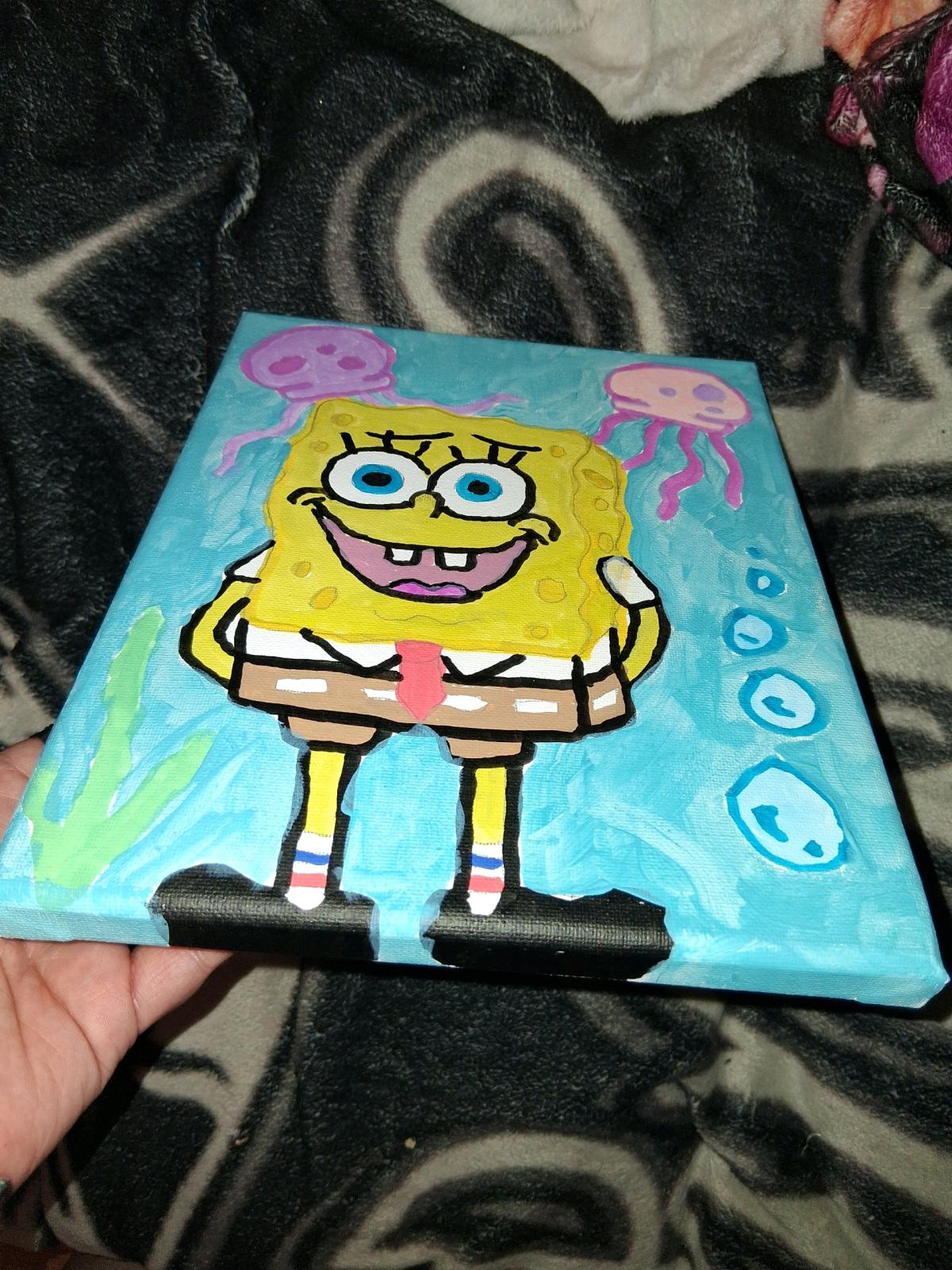 spongbob painting