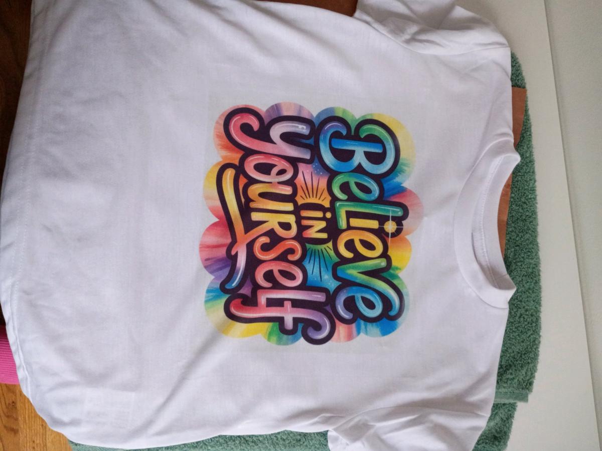 Girls Tshirt with Vibrant Quotes