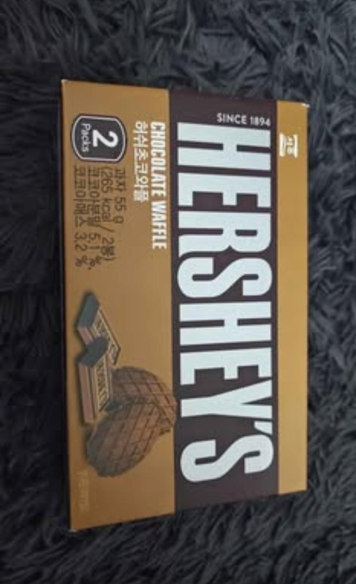 HERSHEYS Chocolate Waffle 2 packs Korean import