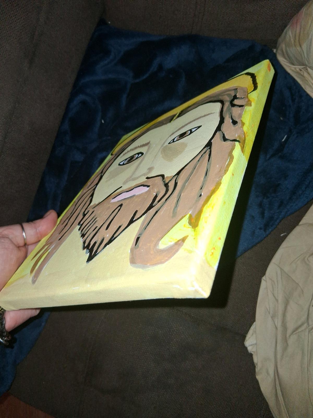 Jesus painting