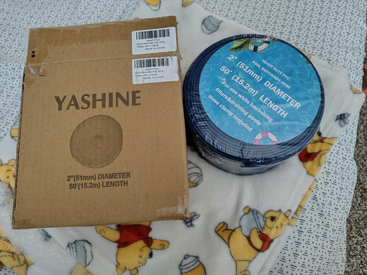 Yashine 2 x 50 Heavy Duty PVC Pool BackwashHose